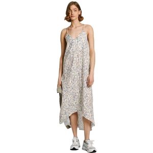 Pepe Jeans - PL953560 Molly - Jurk - Wit - Casual - Polyester - Mouwloos