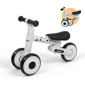 Baninni Opvouwbare Loopfiets 1 - 3 Jaar Azura Zwart - Wit