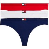 Tommy Hilfiger - Underwear String - Wit/Primair Rood/Preppy Navy - 3 PACK