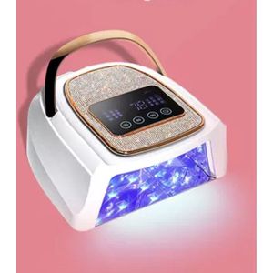 Nagellamp - Nageldroger - oplaadbare en draadloze nagellamp - UV/LED lamp - Manicure/Pedicure Handen en Voeten - Gellak - Gelnagels - Acrylnagels - Top Coat - Matte Top coat - Led nagellamp - Uv nagellamp - Nagels - Tafellamp - Nageldroger