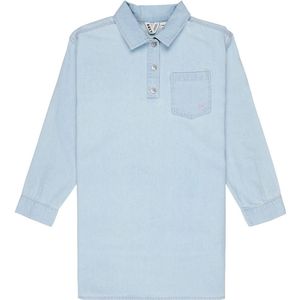 Roxy - Beach Breaker - Denim Overhemd-jurk - Licht Denim - Voor Meisjes 4-16