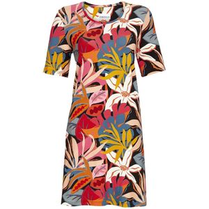 Bonte bloemen strandjurkje Ringella - Rood - Maat - 38