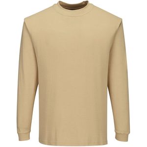 Portwest - Modaflame FR11 - Vlamvertragend T-Shirt - Bruin - Lange Mouw