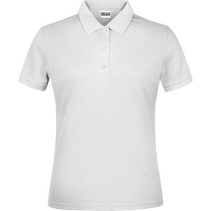 James And Nicholson Dames/dames Basic Polo Shirt (Wit)
