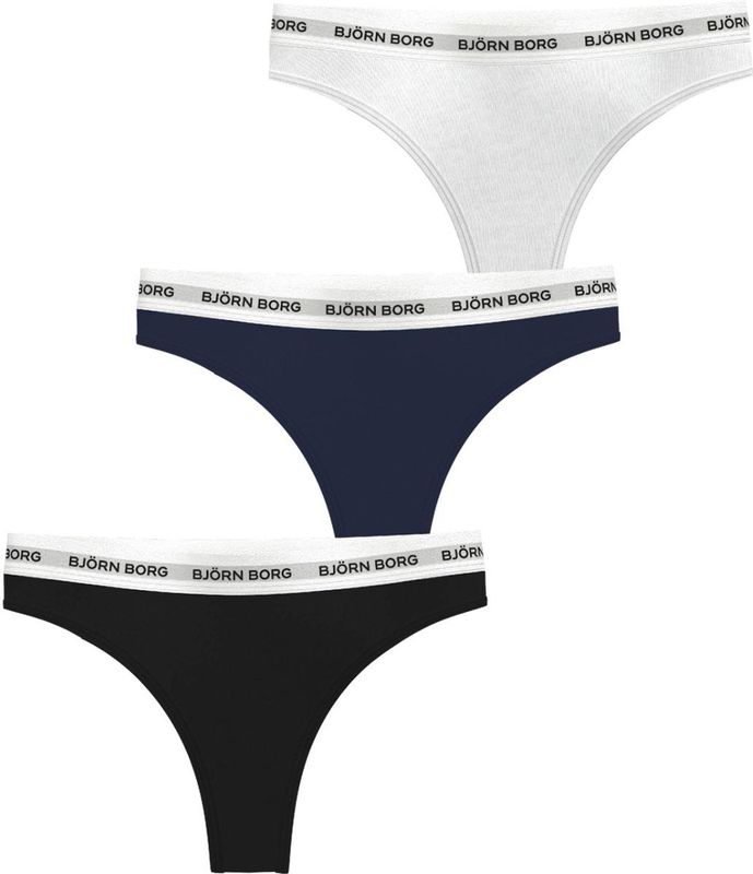 Bjorn Borg Logo Thong 3 Pack