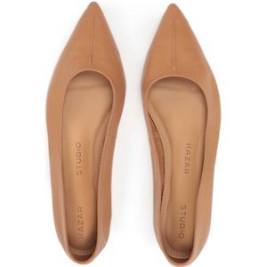 Kazar Studio - Ballerina's - Lichtbruin - Leer