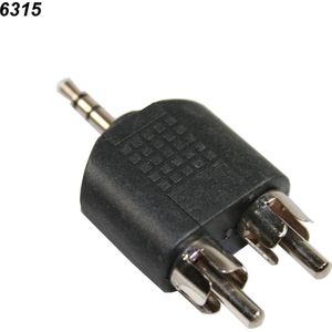 Benson Plug 1 x jack 3.2 naar 2 x tulp - hoge kwaliteit - eenvoudig in gebruik