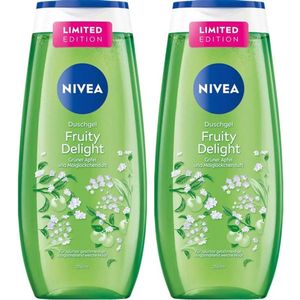 Nivea Douchegel – Fruity Delight 2 x 250 ml - Voordeelverpakking