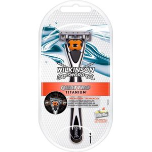 Wilkinson Quattro Sword Titanium Core Motion Technology Rasoir pour Homme