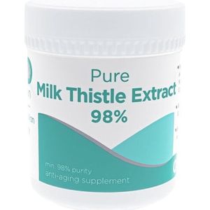 MARIADISTEL EXTRACT (HANSEN) - 50 gram poere poeder incl. maatlepel - 83 tot 250 doseringen - Onafhankelijk getest - Gemaakt in Europa