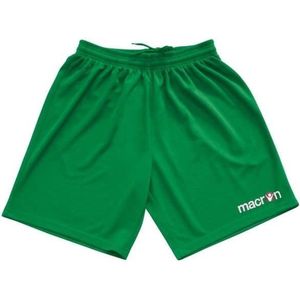 Macron Tempel Short Heren - Groen / Wit | Maat: L