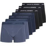 Jack & Jones Onderbroek Jacjeremiah Solid Trunks 7 Pack 12295151 Vintage Indigo/navy Blazer Mannen Maat - L