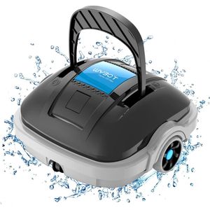 Zwembadrobot - Zwembadstofzuiger - 100 minuten - IPX8 - 80㎡ - 5200mAh Accu - Draadloos - Automatisch Zwembadreiniger - Robotstofzuiger - Zwembad Reiniger Stofzuiger - Zwart