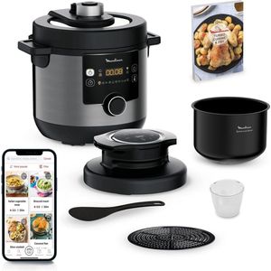 Moulinex Cuisine & Fry CE778810 - Multicooker - kookpan 7.6 liter - 1.45 kW - zwart