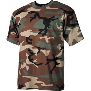 MFH Woodland camo shirt maat M