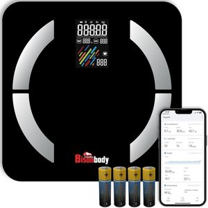 Slimme Digitale Weegschaal met 22 Metrieken - Nauwkeurige Metingen voor Cardio-Liefhebbers