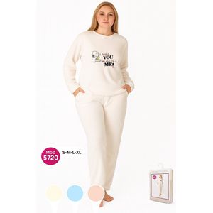 Dames winter Huispak / Pyjama Set - Baby Blue, L