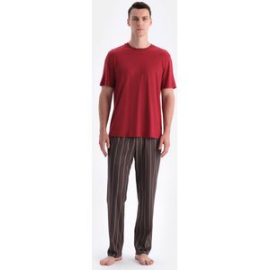 Dagi Pyjamaset met Korte Mouwen, Ronde Hals en Broek met Normale Taille