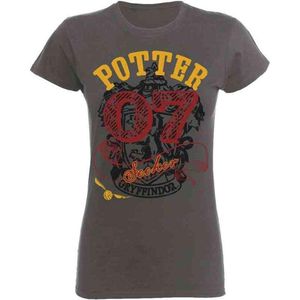 Harry Potter Dames Tshirt -L- Potter Seeker Grijs