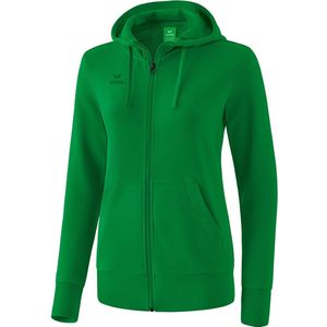 Erima Sweatjack Met Capuchon Dames - Smaragd | Maat: 48