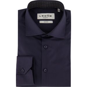 Ledub business overhemd donkerblauw
