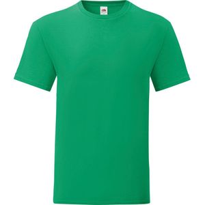 Fruit Of The Loom - Iconisch T-shirt - Kelly Groen