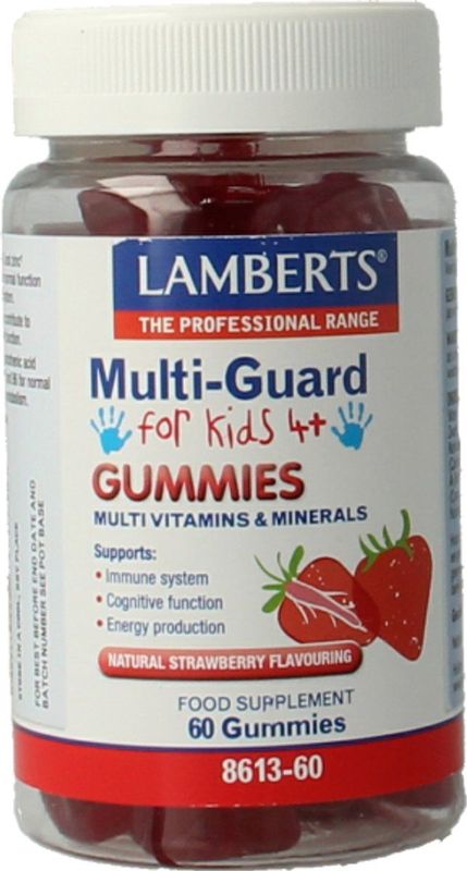 Lamberts - Multi-Guard For Kids - Gummies - Aardbeiensmaak - 30 Stuks