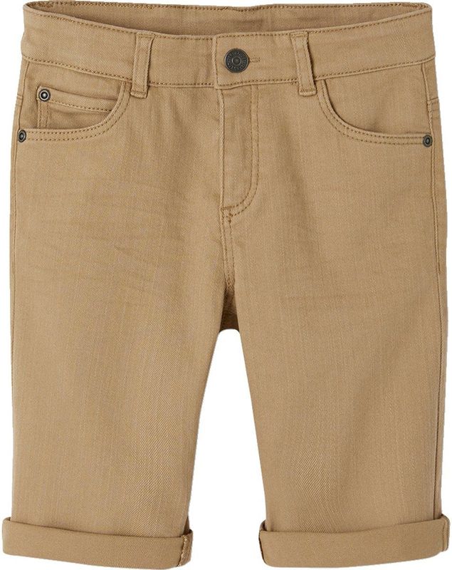 Bermuda - Licht Verwassen - Katoen/Elastaan - 5 Zakken