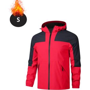 Nivard - Windjas - Rood - Parka - Voor Heren - Windjack - Lente & Herfst