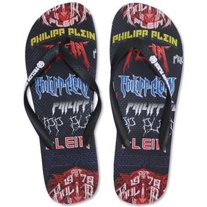 Philipp Plein - Slippers - BRD-90299-BLACK-MULTI - Unisex - EU 38-39