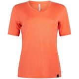 Zoso T-shirt Peggy Sprankling T Shirt 241 0075 Coral Dames Maat - 3XL