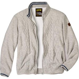 ATLAS FOR MEN - Outdoor tricotvest met fleecevoering - Heren - Verkrijgbaar in grote maten - 4XL