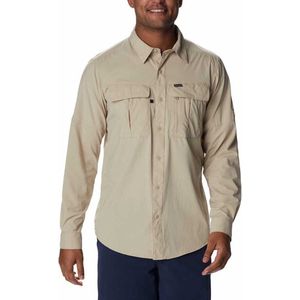 Columbia Newton Ridge™ Ii Shirt Met Lange Mouwen Beige XL Man