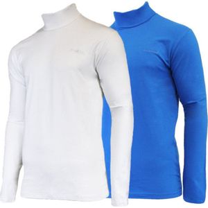 2-Pack Campri Skipully - Wintersportpully - Heren - White/Cobalt Blue - maat S