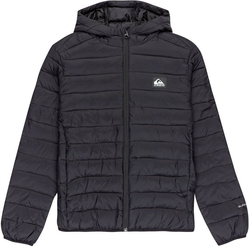 Quiksilver - Scaly - Gewatteerde Jas - Zwart - 10 Years Jongens