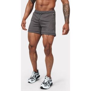 XXL Nutrition - Flex Shorts - Sportbroek Heren, Korte Broek Fitness - Charcoal - Maat L