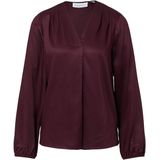 comma - Blouse - Viskose - Met V-Ausschnitt - Langarm