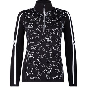 NEWLAND - N4 6800 lady t-neck - Skipully dames - Zwart, wit