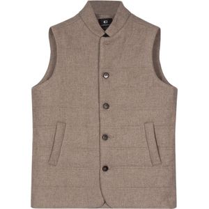 Giordano - Owen - Heren - Bodywarmer - Regular fit - Tussenjas - Beige - 522551-81