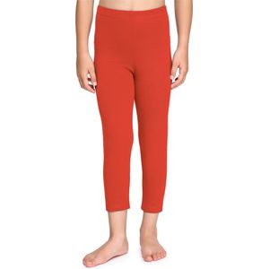 Merry Style Meisjes Leggings - Sport - Vrijetijdsbroek - Capri - Katoen - MS-MS10-226-LE - Oranje - 122