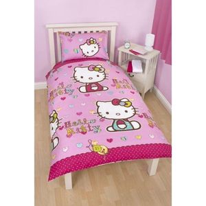 Hello Kitty Dekbedovertrek Colour Hearts