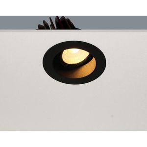 Artdelight - Inbouwspot Venice DL 2408 - Zwart - LED 8W 2700K - IP44 - Dimbaar