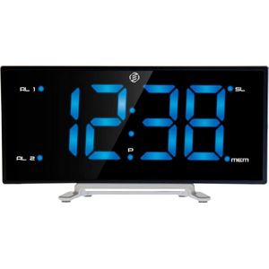 Equivera Wekkerradio Op Netstroom - Klokradio - Wekkerradio - Klokradio Met Wekker - Wekkerradio Dab - Wekker Dab Radio