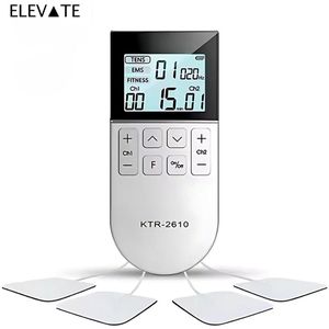 ELEVATE KTR-2610 - TENS/EMS Apparaat - Spierstimulator - Dual Channel - 50 Programma’s