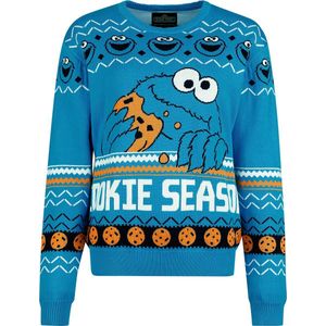 Sesame Street Cookie Season Dames Christmas jumper - meerkleurig - S