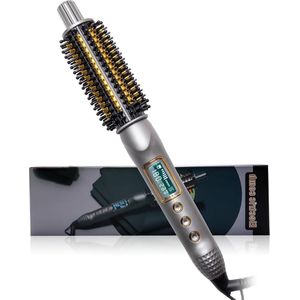 32mm Thermal Brush 80℃-230℃ 16 Temperaturen - Hete Haarborstel - Dubbele Spanning - Krulborstel