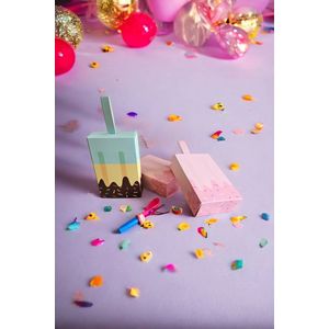 Traktatie - kant en klare uitdeelcadeautjes - ijsje - 10 stuks - zie omschrijving