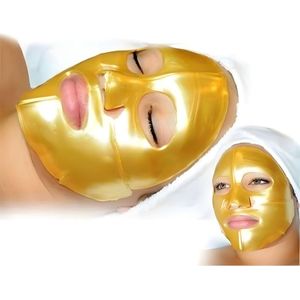 Gezichtsmasker - Collageen Masker Goud - Collageen Booster - 10 Stuks - Stapelkorting!! - Gold Bio Collageen - Gezichtsmasker Verzorging - Huidverzorging - Vernieuwd de Huidcellen - Exfoliërende Werking - Hydrateert - Op Voorraad