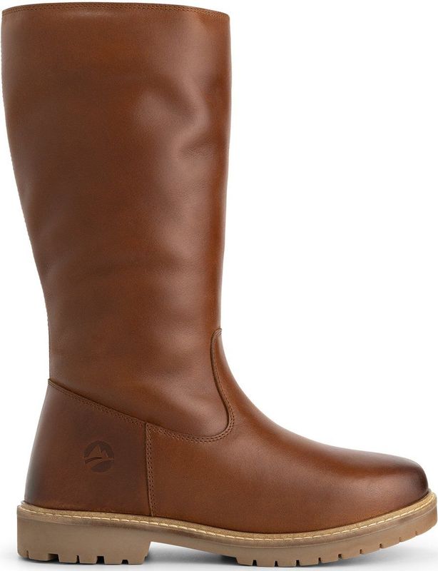 Travelin' - Vinstra - Hoge Laarzen - Cognac - Wolgevoerd