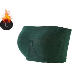 Livano BH Zonder Beugel - Zonder Bandjes - Push-up Bh's - Comfort Beha - Comfortabel - Sterk - Groen - Maat S